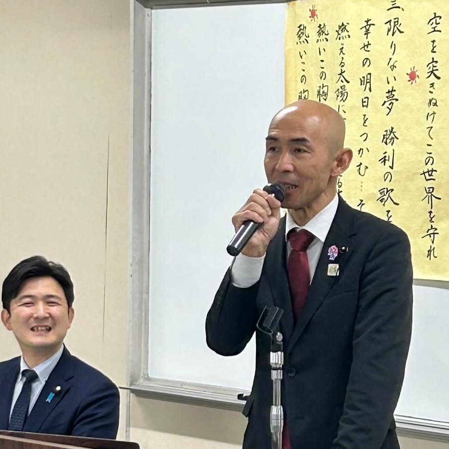 阿久比町知多市の党員会に。私もマイクを握らせていただきました