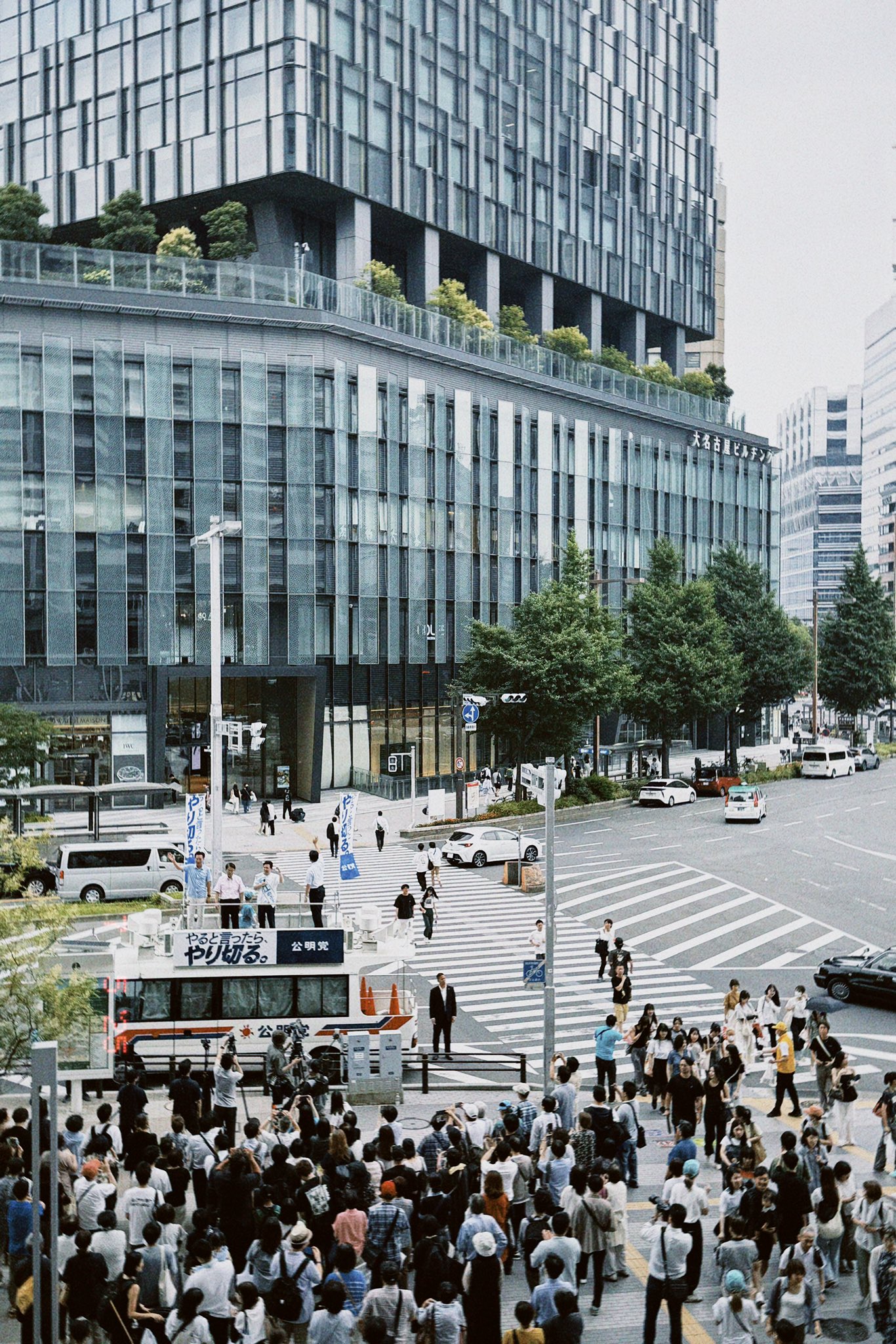 今日の名古屋駅 では聴く街頭を開催！