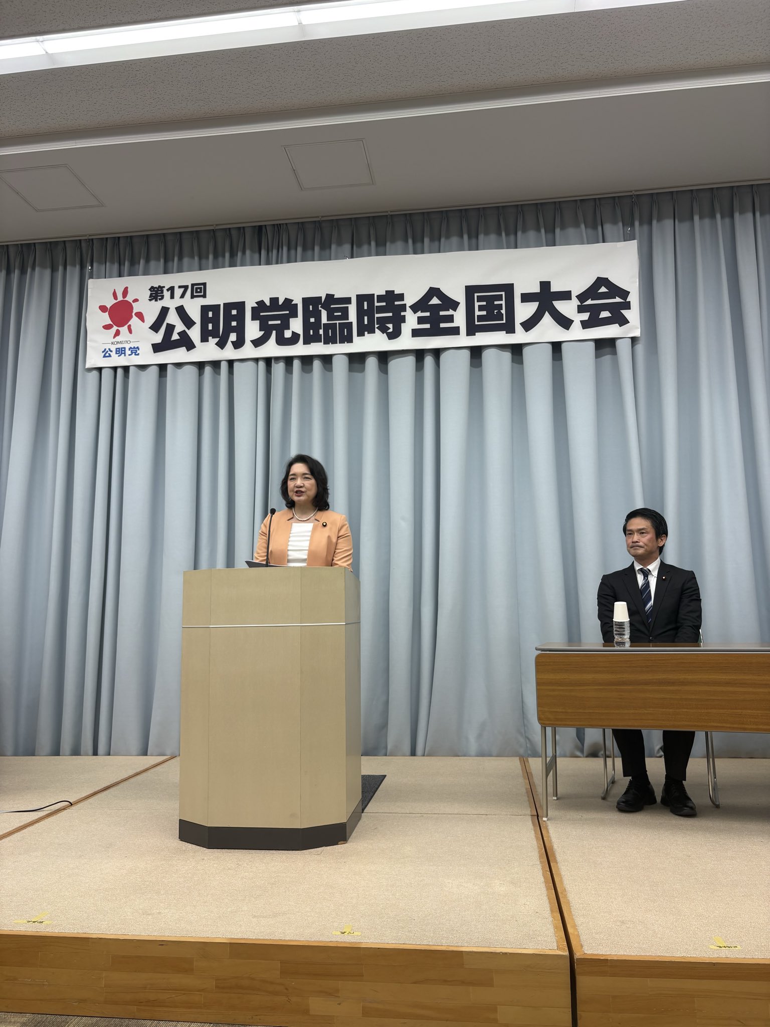 新たな党代表に、竹谷とし子参議院議員が選任されました