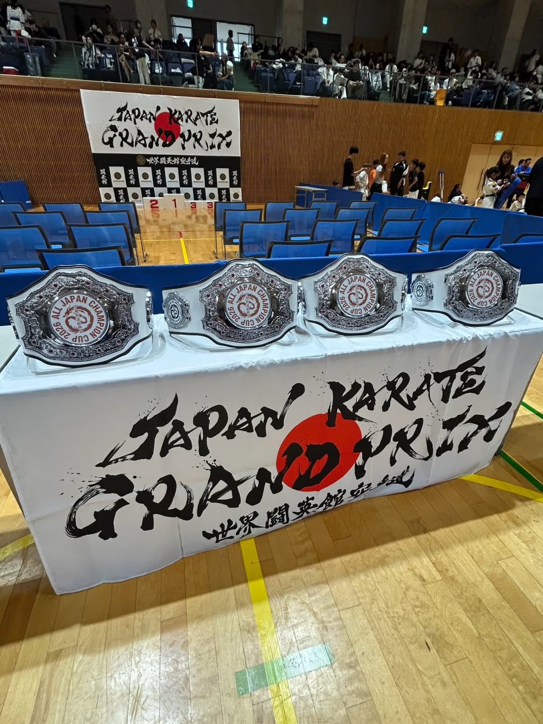 世界闘英館空手道連盟主催　
空手大会開会式でご挨拶